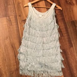 Light blue flapper dress